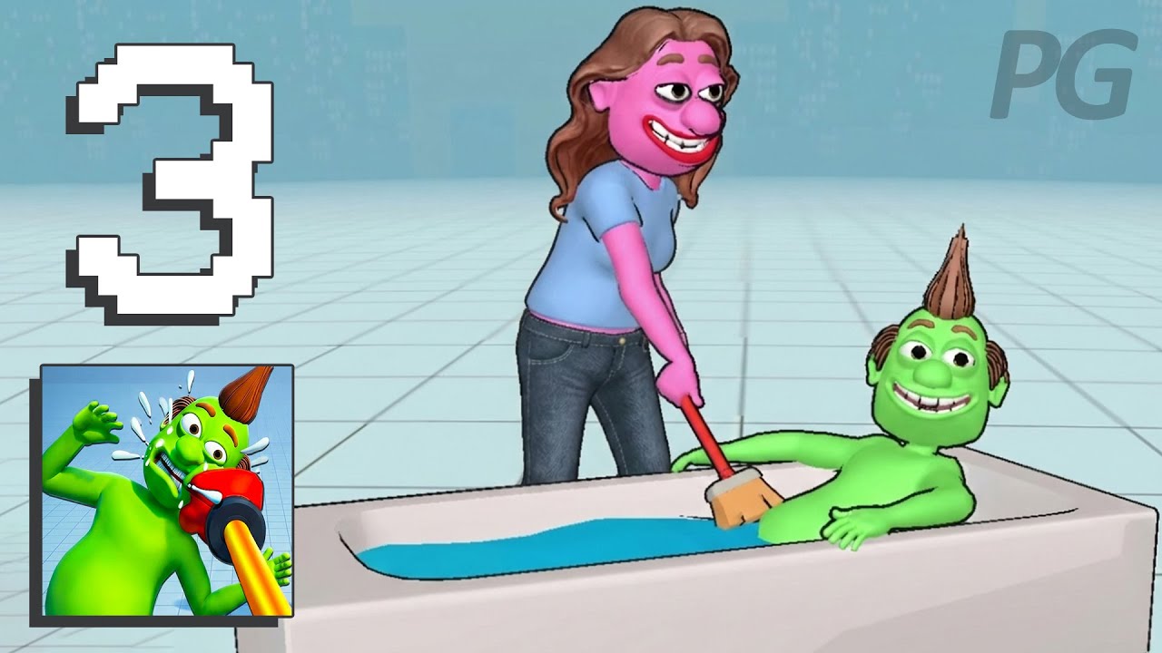 Annoying Boss Punch Game 3D part 3