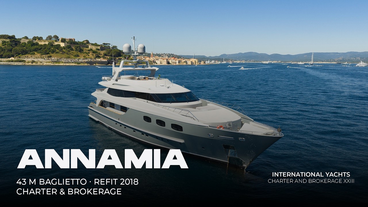 ANNAMIA – 43m Baglietto Superyacht | Luxury Yacht Tour & Yacht for Sale