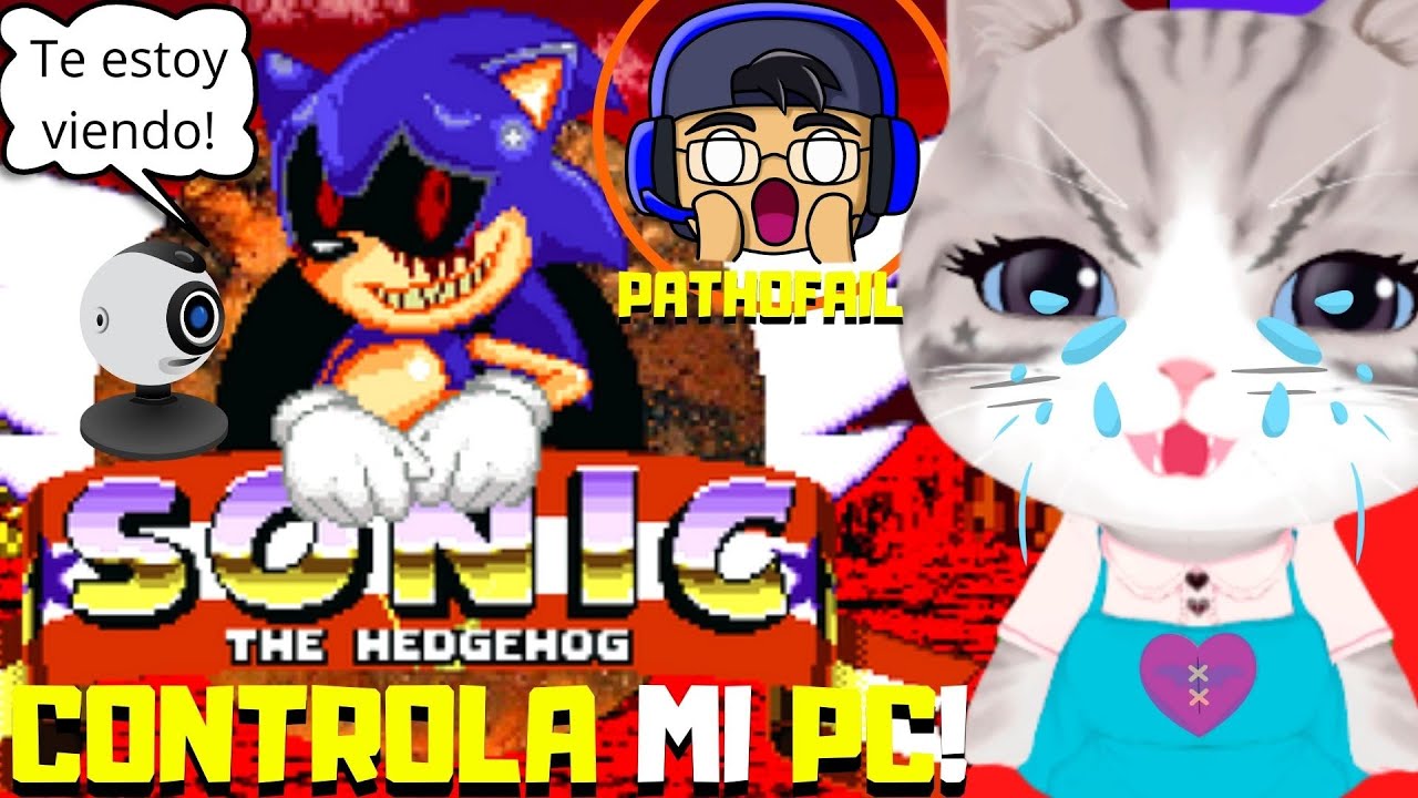 EL NUEVO JUEGO MALDITO DE SONIC.EXE PARTE 2  CON @PathoFail   | CONTROLA MI CÁMARA!!! | Rea Tu Reina