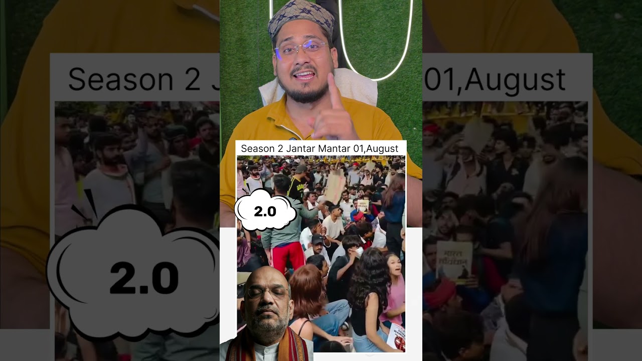 😳 Jantar Mantar Protest 2.0! Amit Shah's Resignation?, And What Happened Next! #JantarMantar #Ami...