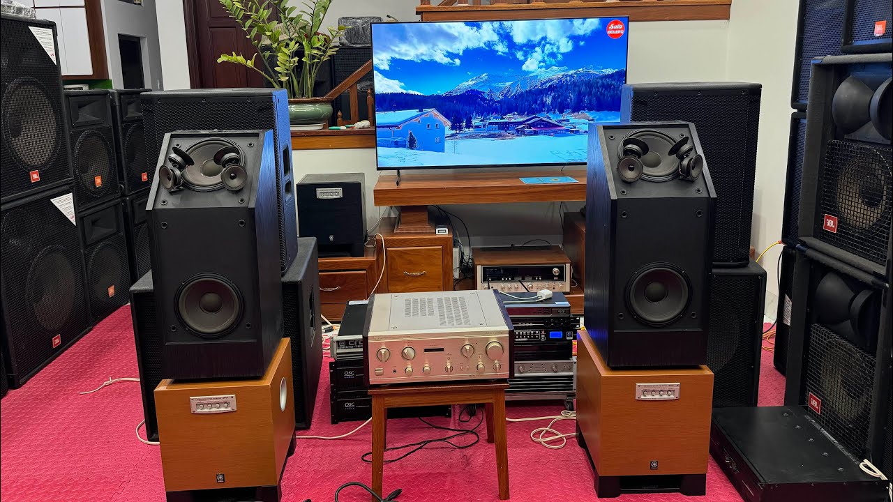 Loa Bose 601 seri3 và Cục Đẩy Crown em mới về đẹp quá các bác ơi!...😍😍😍