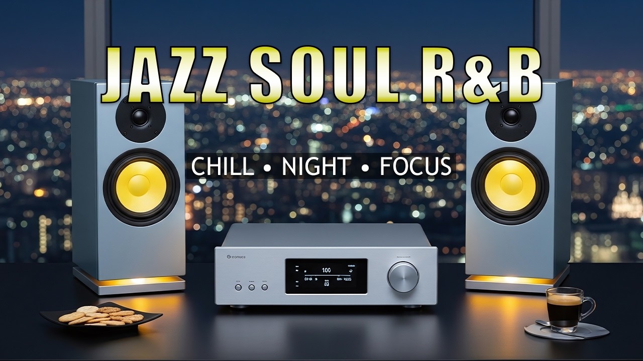 Smooth Jazz & Soulful R&B 🎧 Soft Instrumentals for Peaceful Relaxation & Calm Listening