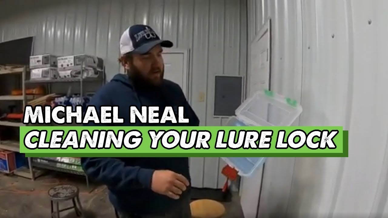 Cleaning a Lure Lock Tackle Box with Pro Michael Neal
