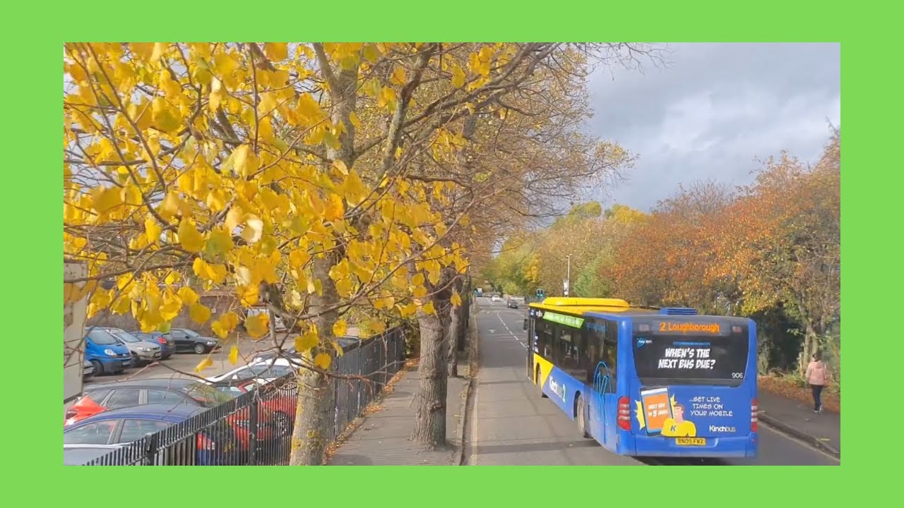 Arriva Leicestershire 127 Full Route Journey Visual- Leicester to Shepshed | FJ06ZSW 4751