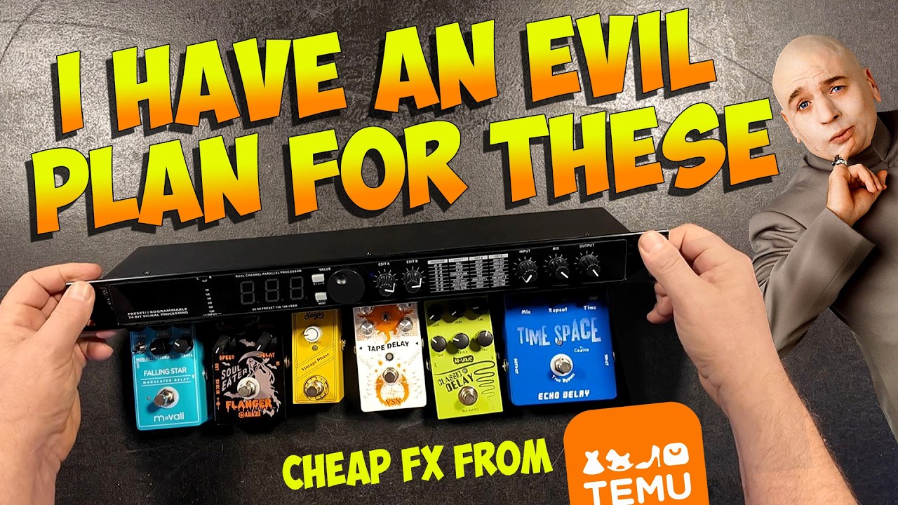 I bought cheap guitar FX from TEMU