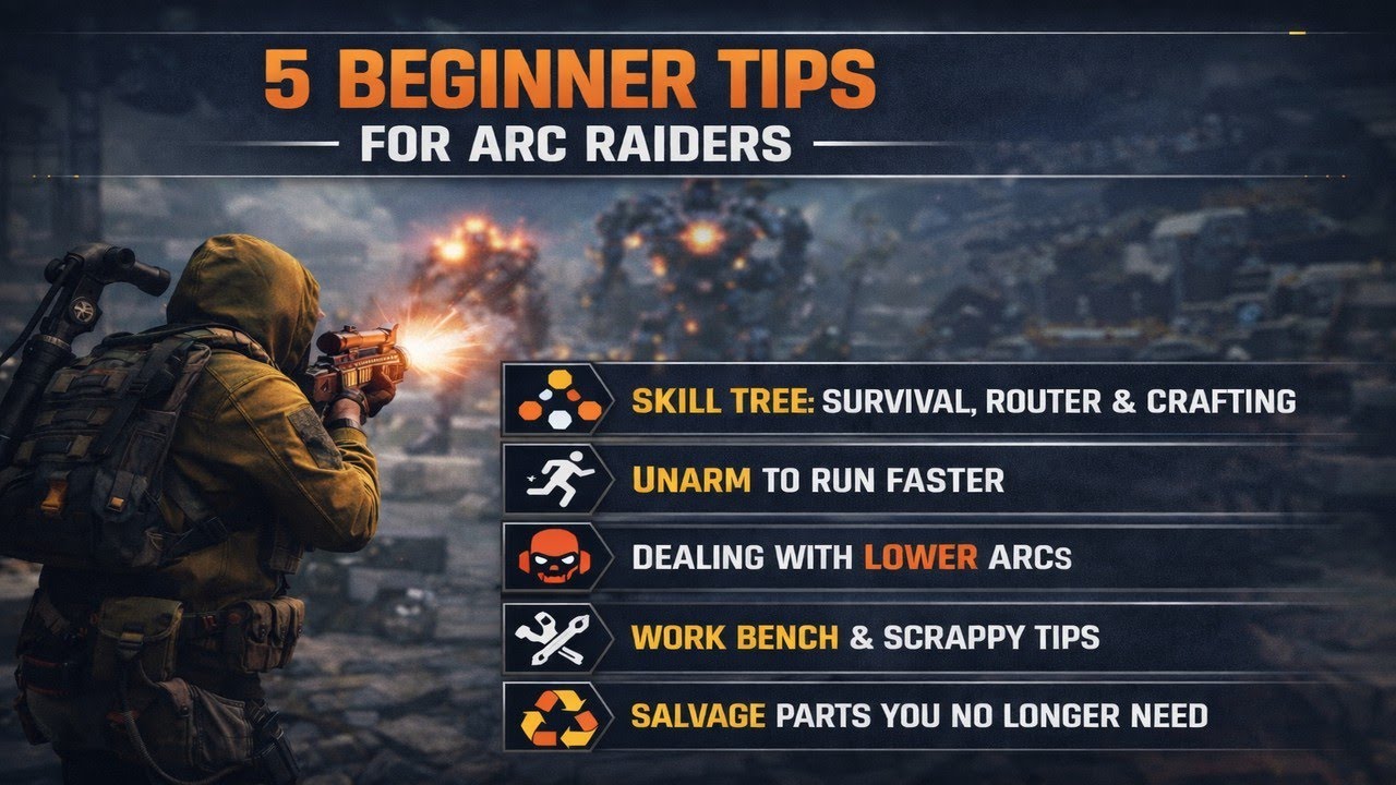 ARC RAIDERS BEGINNGER TIPS PART 1