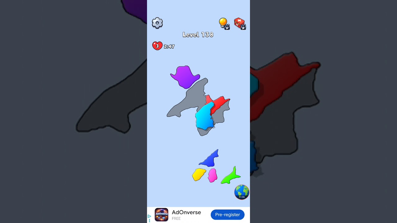 Map Fit 202x Android Phone Gameplay Day 3 - Australia and UK