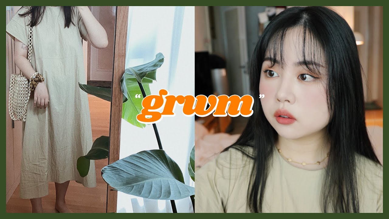 여름의 베이지룩🐏🤎GET READY WITH ME (라네즈 네오쿠션/다이슨 신상 고데기)
