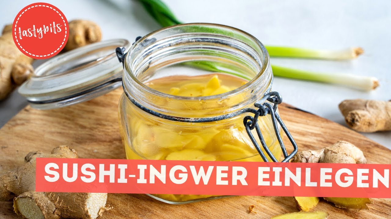 Sushi-Ingwer (ガリ) selbst machen | Rezept f&uuml;r eingelegten Ingwer