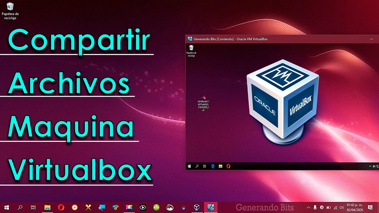 Compartir archivos y carpetas en maquina virtual pasar y sacar contenido de VirtualBox