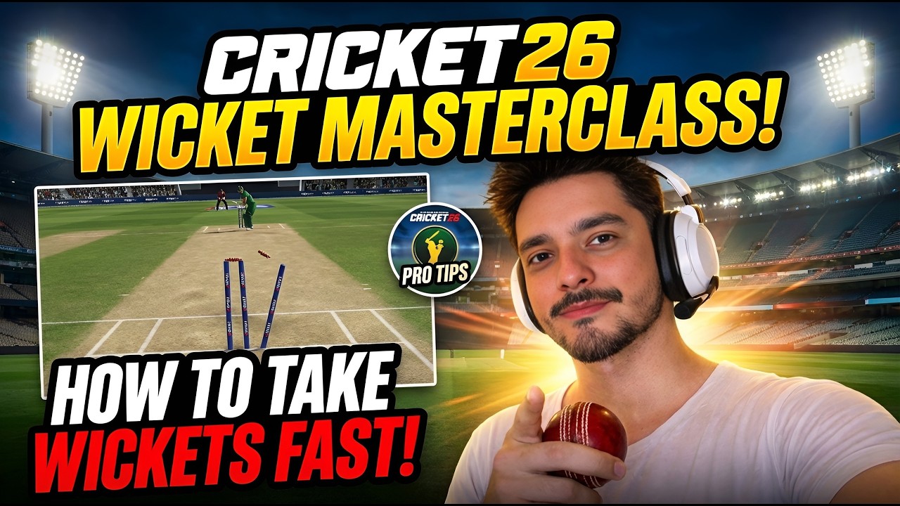 How To Take WICKETS in Cricket 26 😱🔥