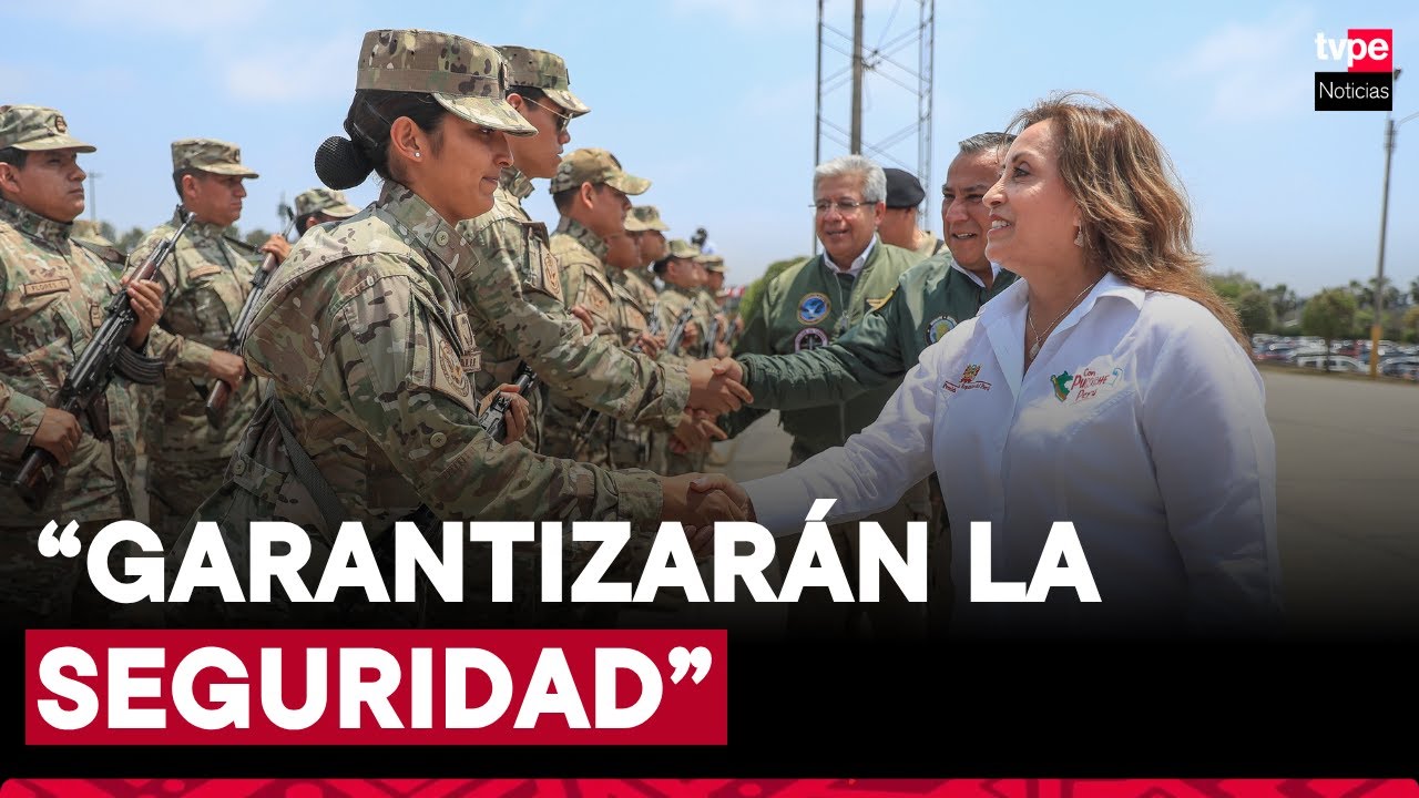 Ceremonia de presentación de FF.AA. de Lima y Callao para apoyo a la PNP durante APEC Perú 2024
