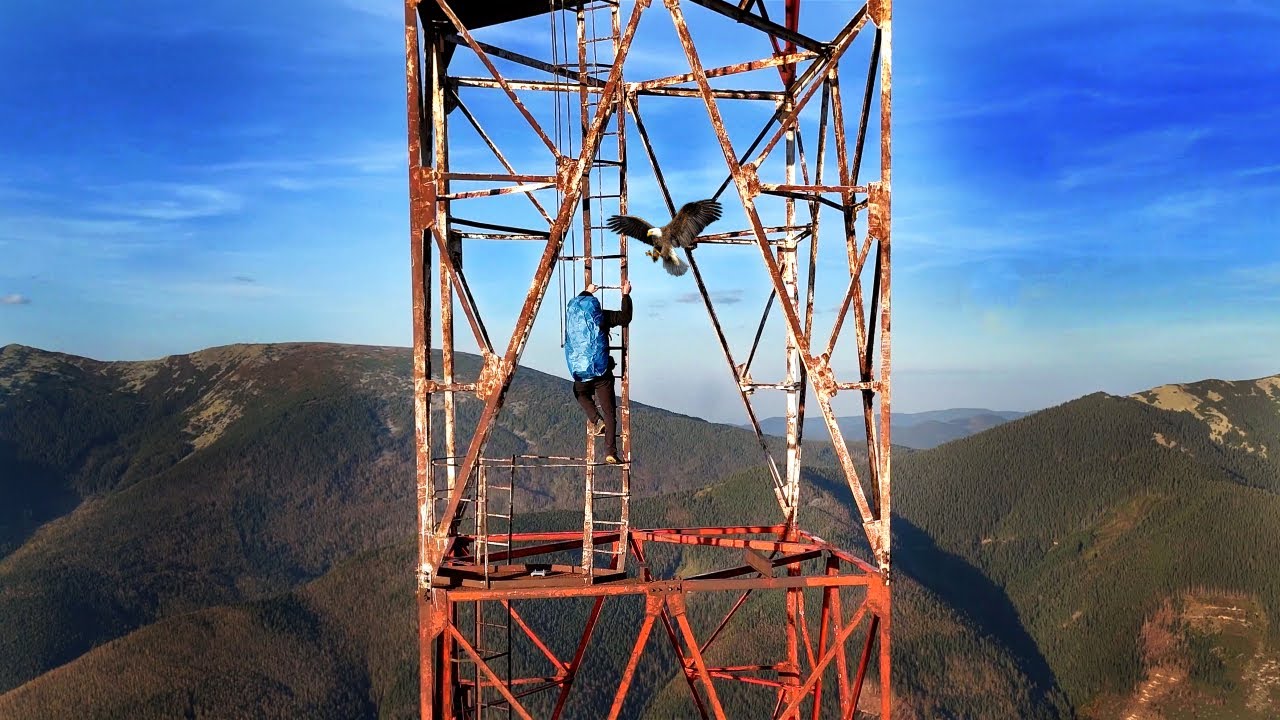 Stuck Overnight on Top of an ABANDONED Mountain Tower