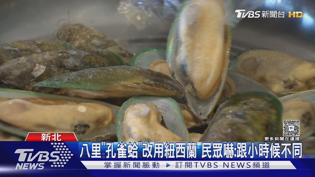 八里「孔雀蛤」改用紐西蘭 民眾嚇:跟小時候不同｜TVBS新聞 @TVBSNEWS01