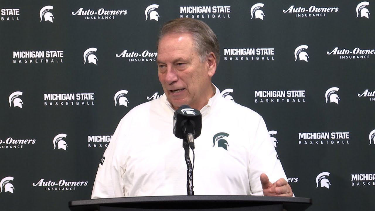 Press Conference: Tom Izzo after Michigan State's loss to Duke at the Breslin Center