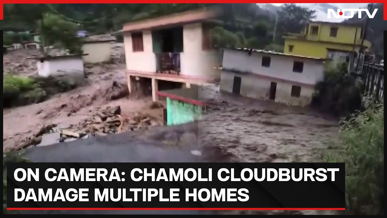 Chamoli Cloudburst | Cloudburst Damage In Nandnagar, At Least Six Houses Buried Under Debris