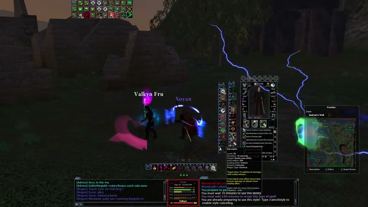 DAoC Ywain - Champ vs Valk