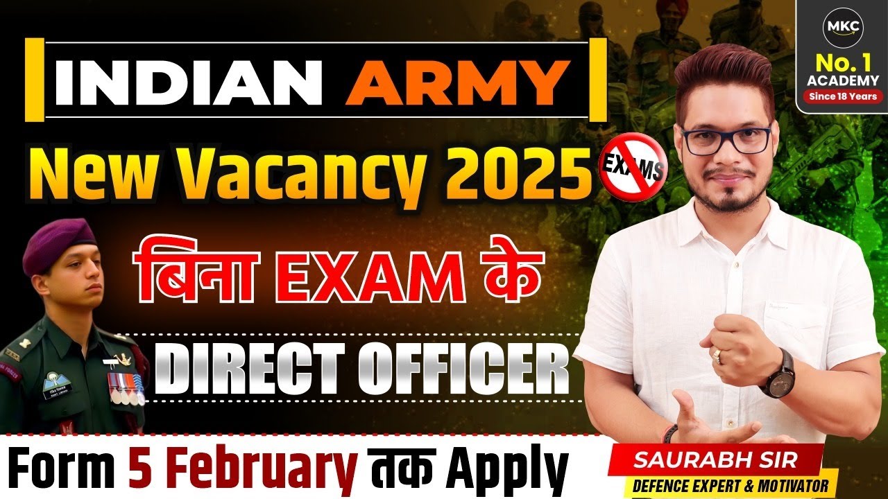 Army SSC Tech 65 Entry Application Form Out | 2025 Indian Army Bharti | Indian Army Without Exam