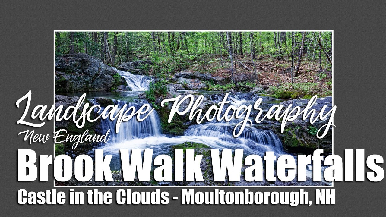 Landscape Photography New England - Castle In The Clouds Brook Walk Waterfalls  - Spring -  GoPro10
