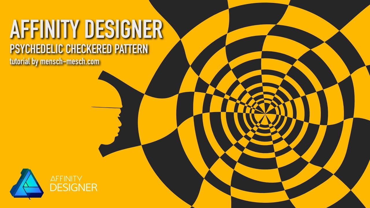 Affinity Designer - Psychedelisch gescheckte Muster [Deutsch]
