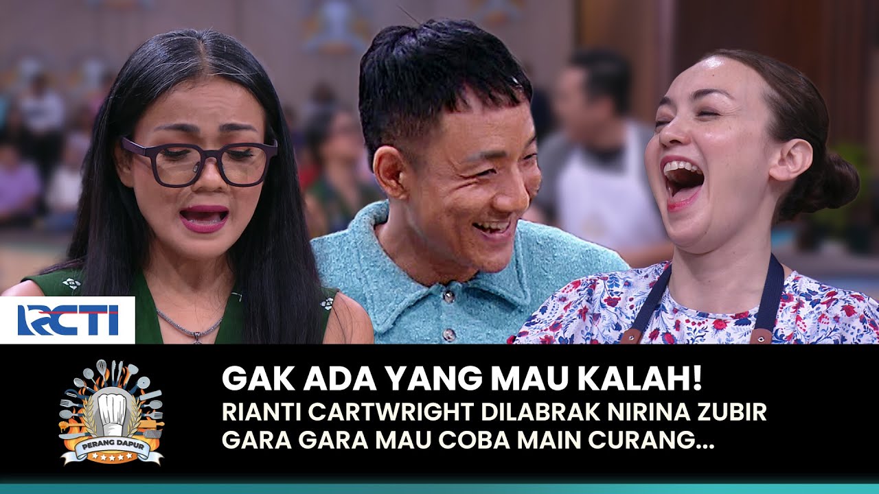 NIRINA ZUBIR KESEL!! Suami Rianti Cartwright  Ternyata Jago Bahasa Jepang | PERANG DAPUR | (PART 2)