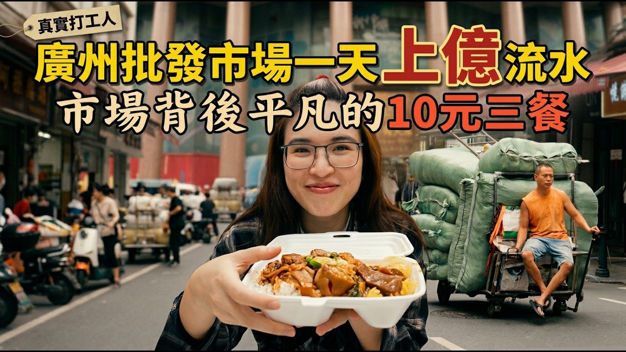 【廣州批發市場系列 EP 1】十三行流水上億，打工人三餐居然只花30塊