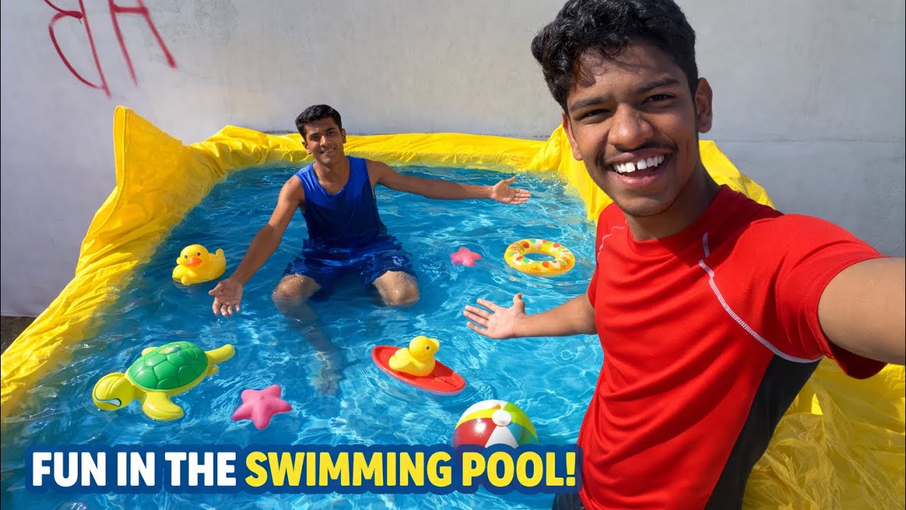 Ghar Pe Bana Diya Swimming Pool! 😍