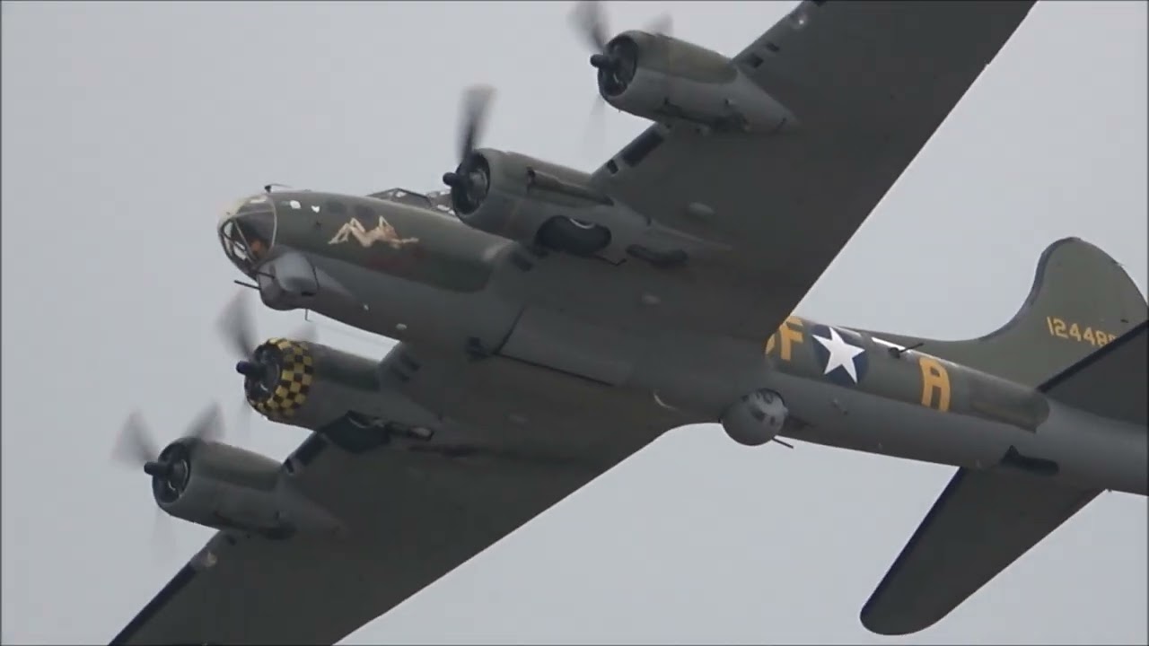 Sally B and escorts at Duxford 2021