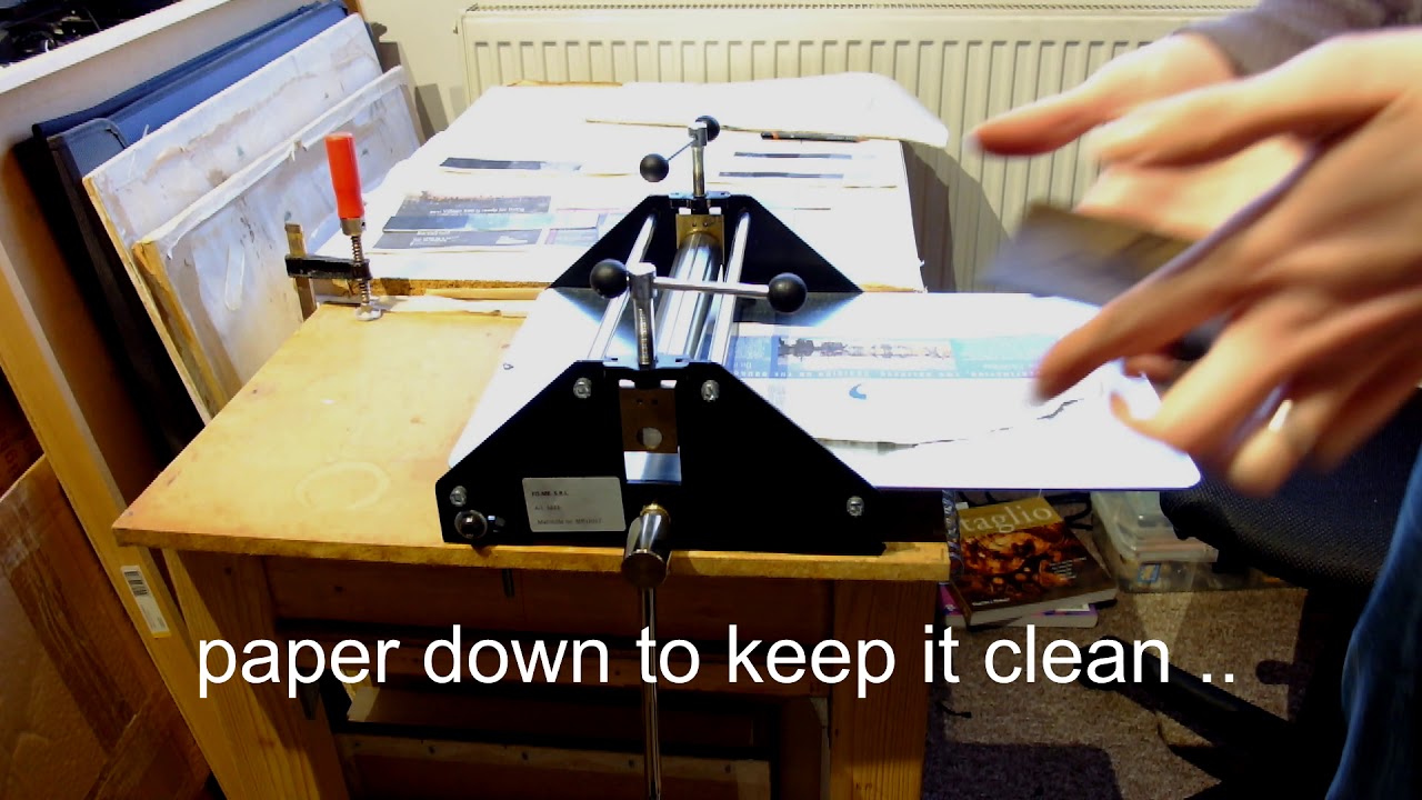 Table Top Etching Press, and how I use mine.