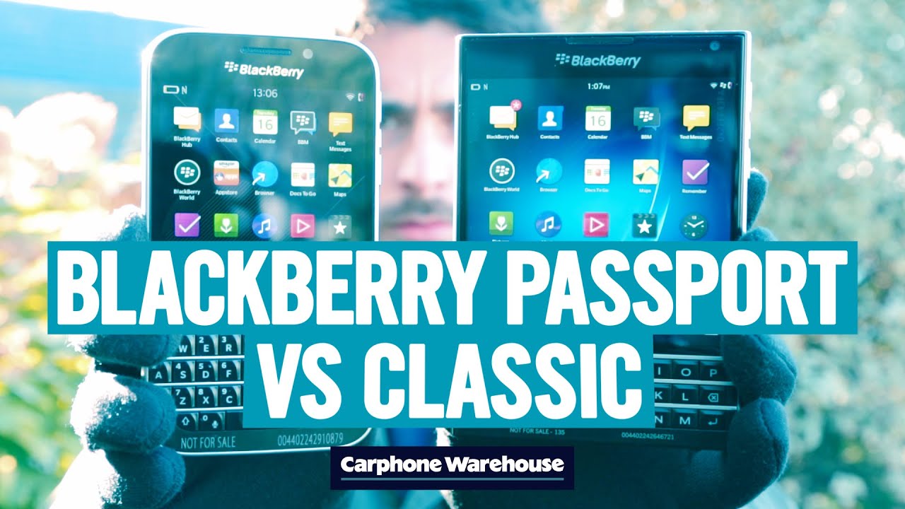 BlackBerry Passport vs Classic