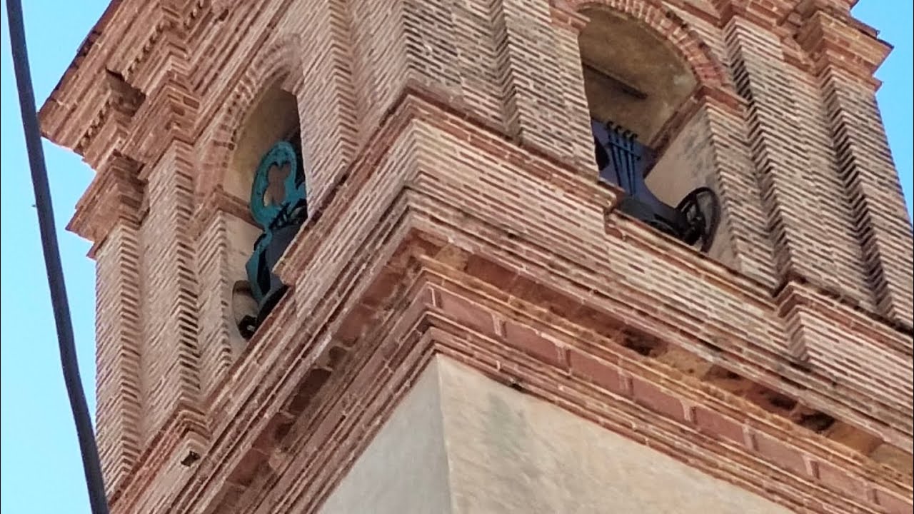 Vol de campanes al meu campanar xicotet i presentació de campana nova 🔔🔔🔔🔔.