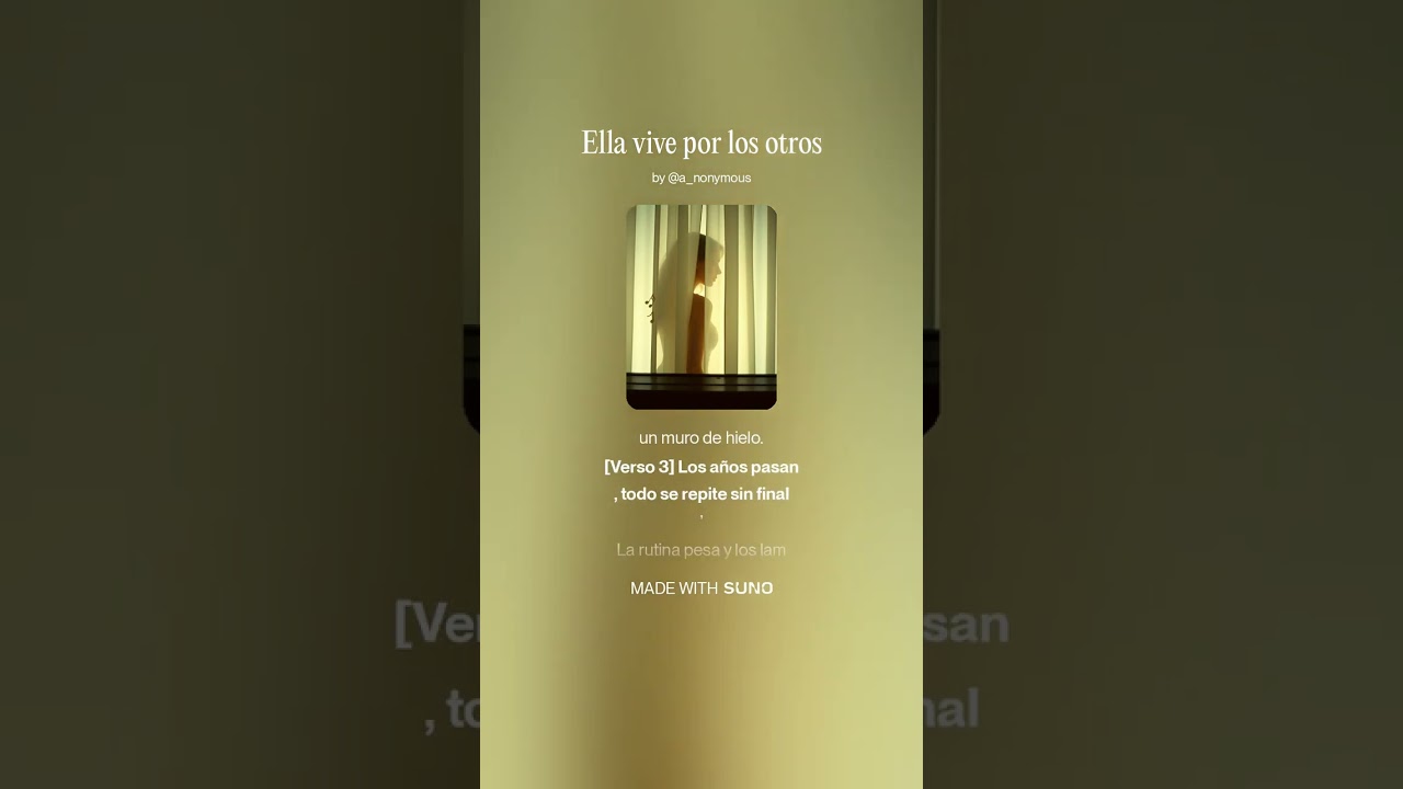 Ella vive por los otros