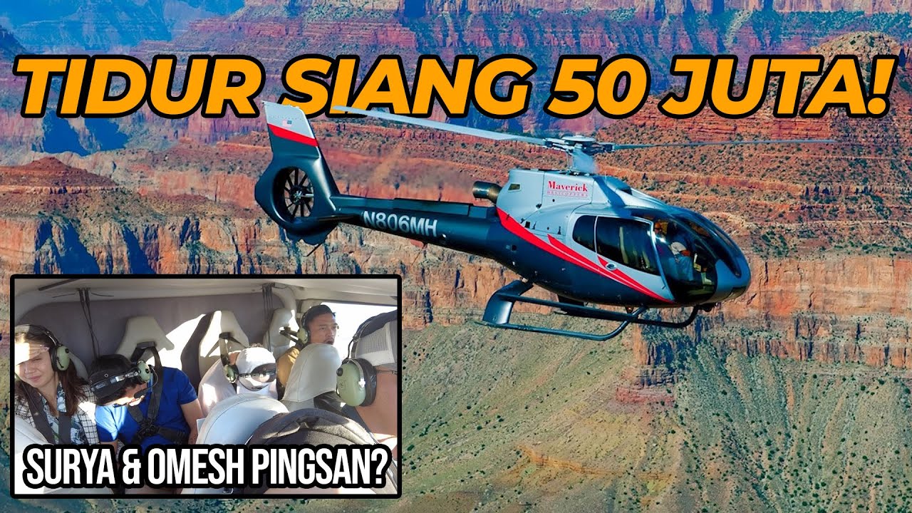 Ini yang dibahas di Podkesmas !! Tidur siang mahal !! Keliling Grand Canyon naik helikopter !!