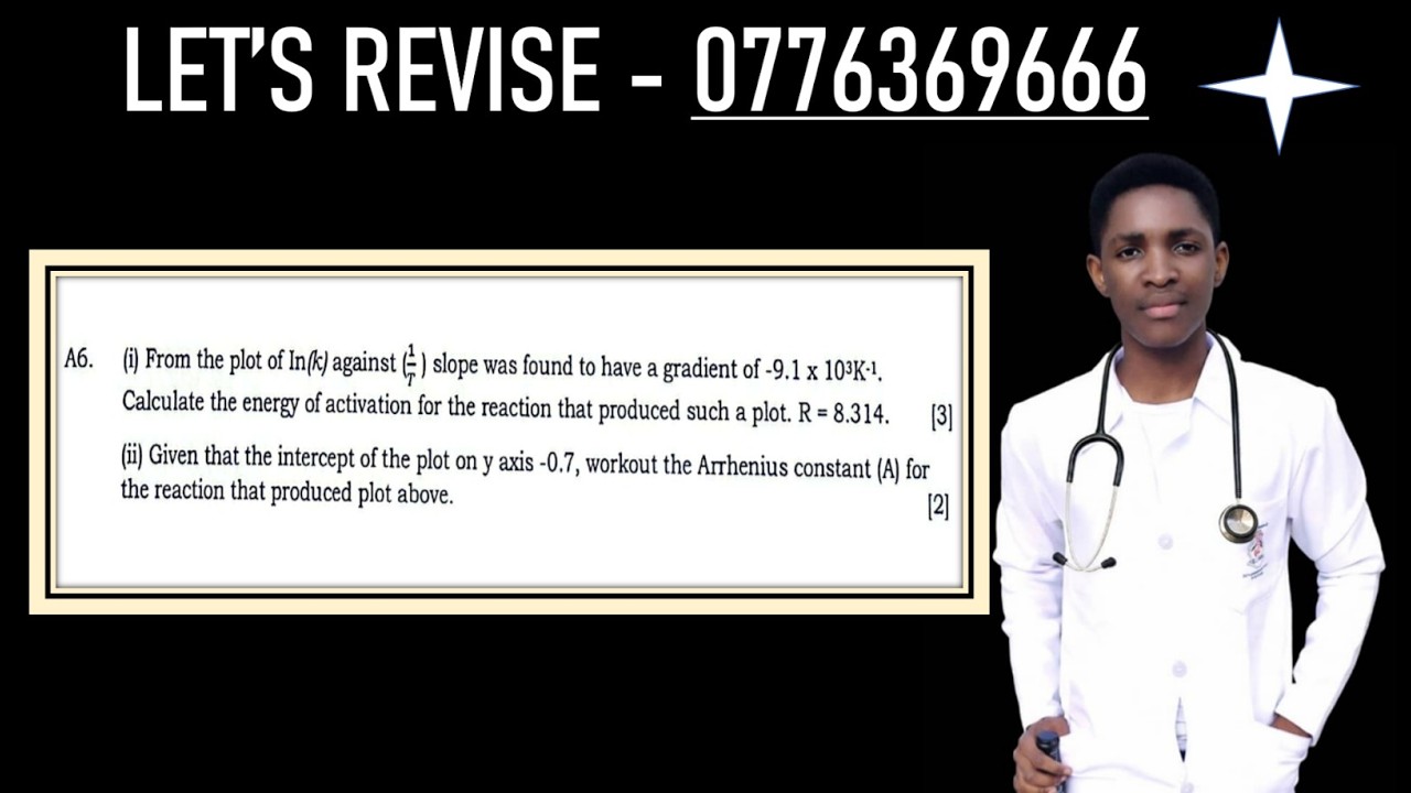 CHEMICAL KINETICS   ARRHENIUS EQUATION REVISIONS   2024 FINAL EXAM