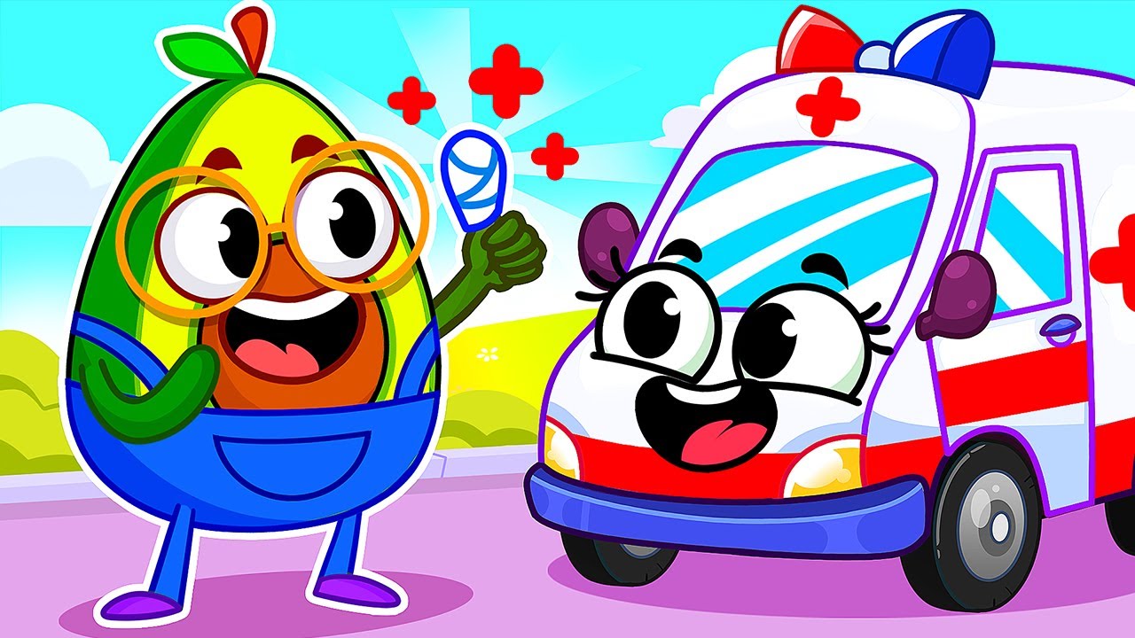 🚑🌟 Little Heroes! Super Ambulance Team✨Pit & Penny Funny Stories 🥑