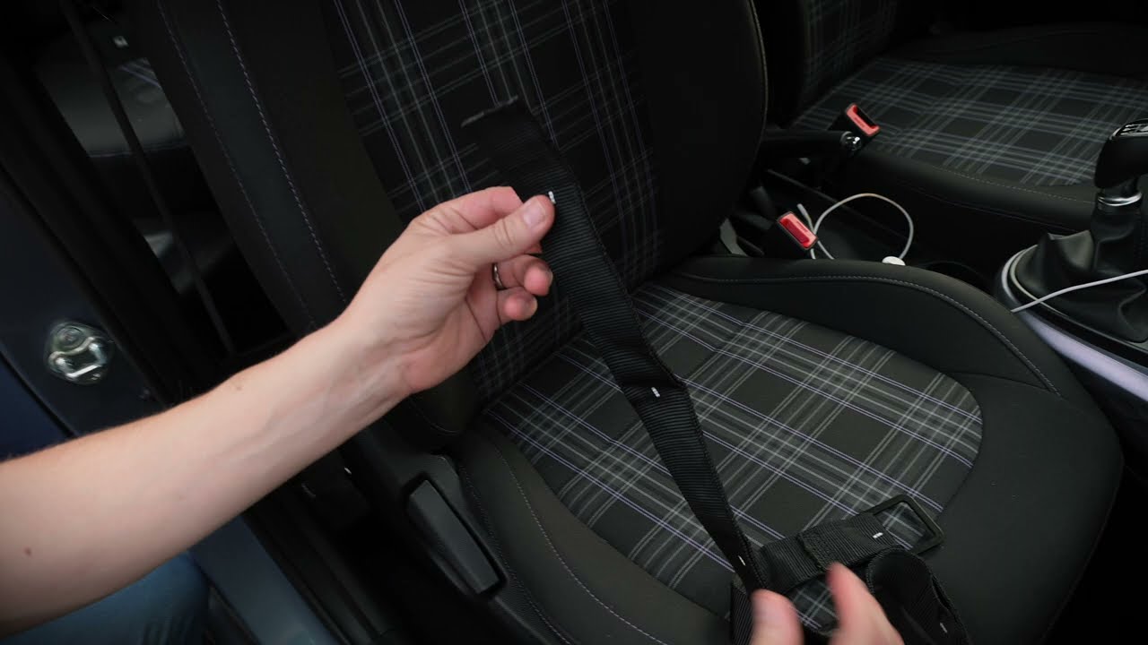How to install lower tethers using the front seat