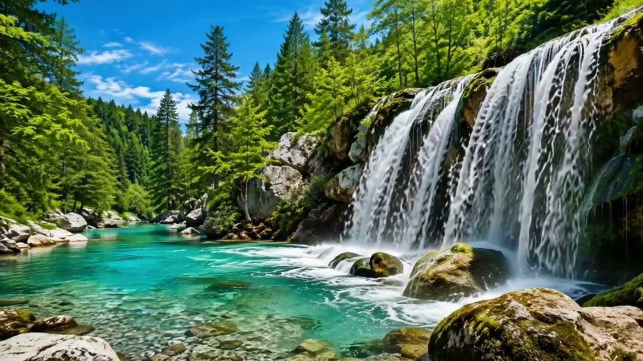 Sleep Instantly with Dragon Waterfalls 🐉💧 | Powerful Water Sounds & White Noise (4K UHD)