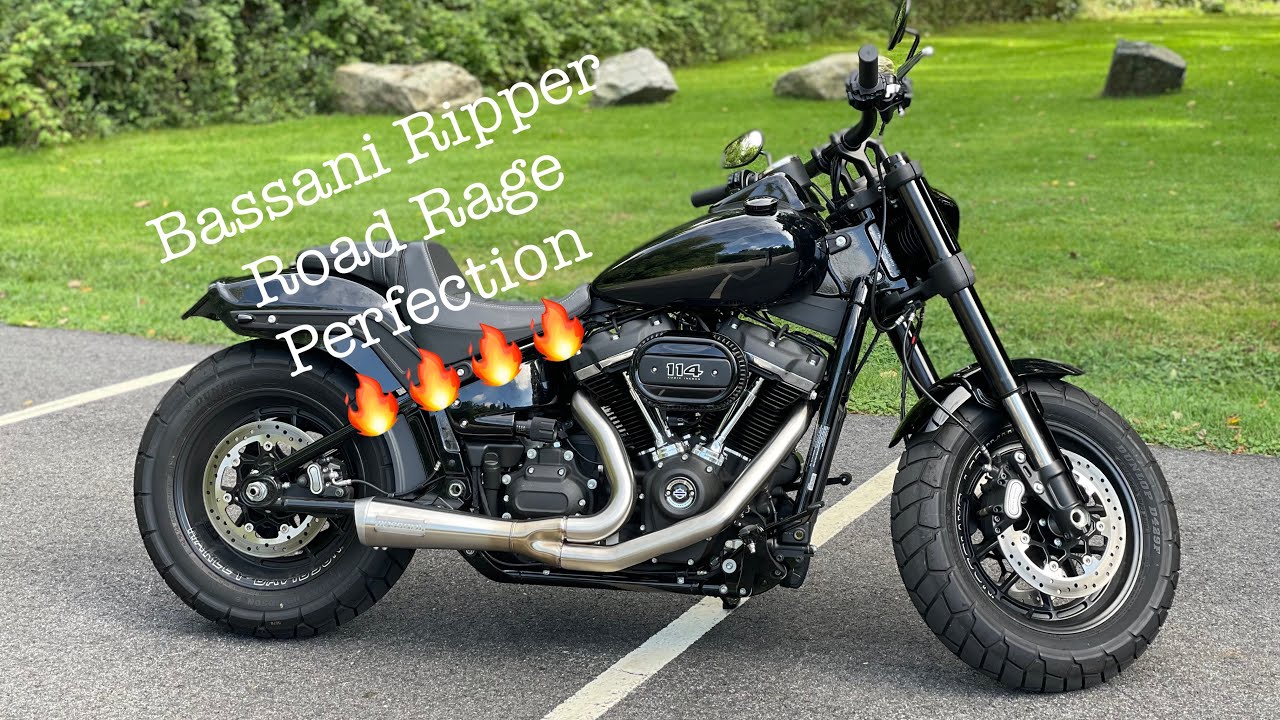 2021 Fat Bob with Bassani Ripper Road Rage Exhaust 🔥🔥🔥
