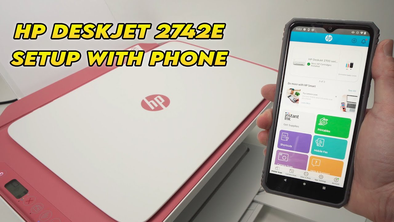 How to Setup HP DeskJet 2742e Printer With iPhone & Android (Wi-Fi Setup Guide)