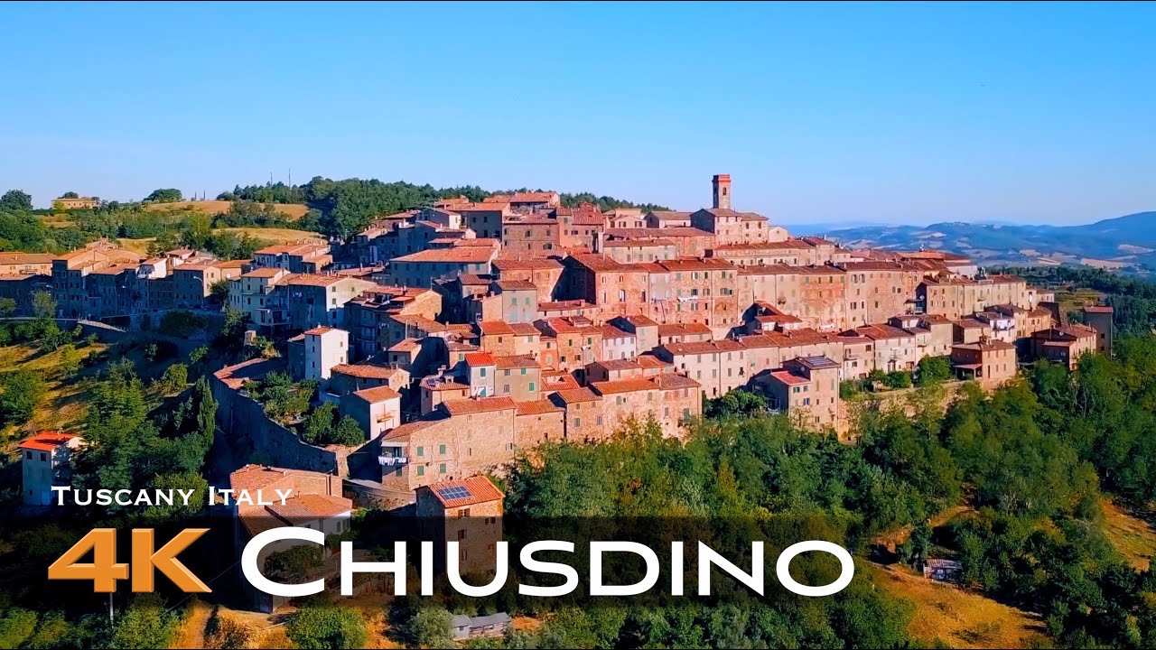 CHIUSDINO 🇮🇹 Siena Drone 4K Aerial | Tuscany Italy