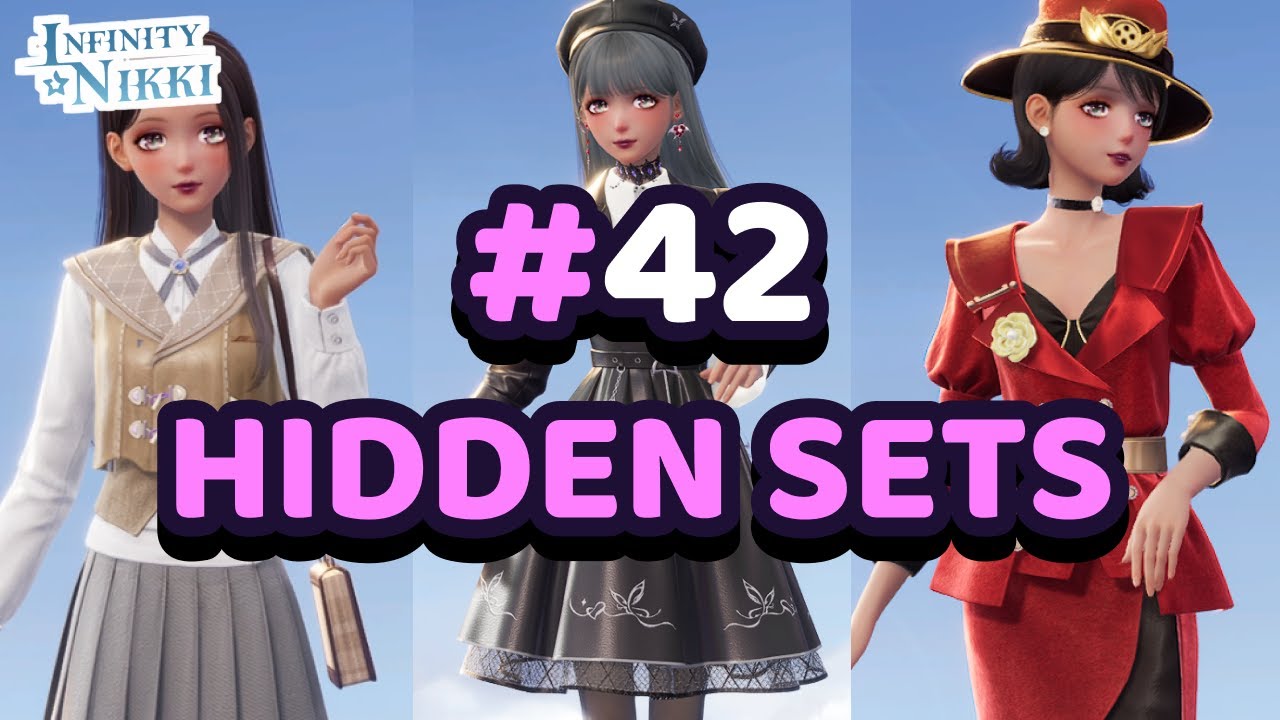 ALL #42 HIDDEN OUTFIT SETS I've Found so far in Infinity Nikki 💜✨ Part 02