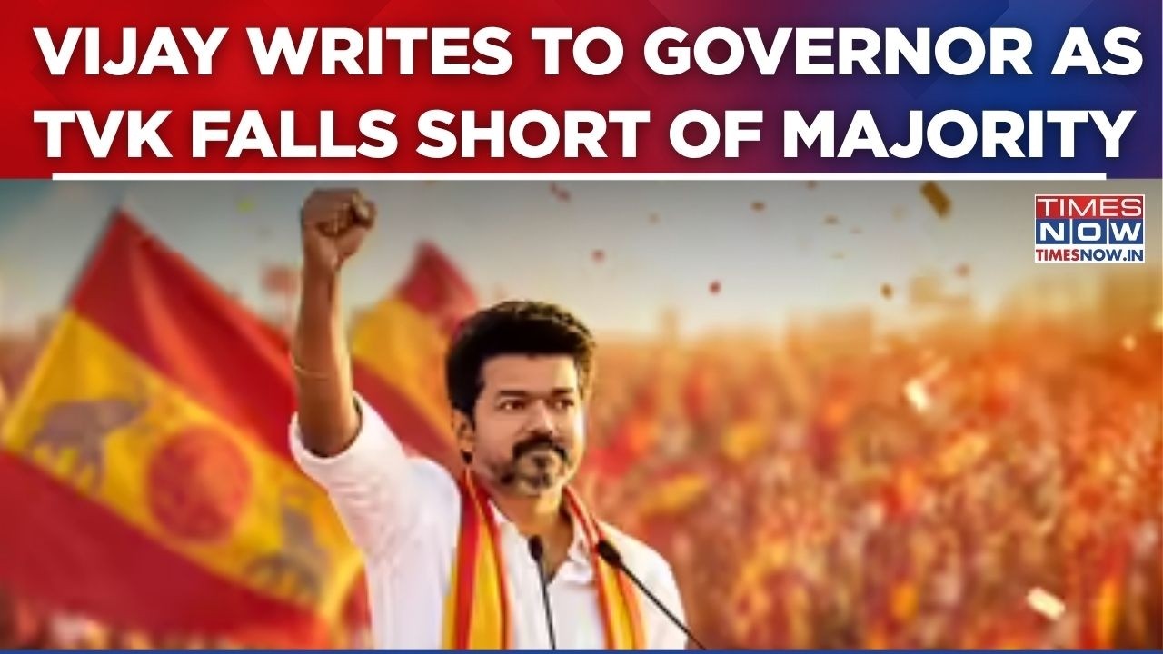TVK Short Of Majority: Thalapathy Vijay Writes To Governor, Seeks 2 Weeks To Prove Strength | WATCH
