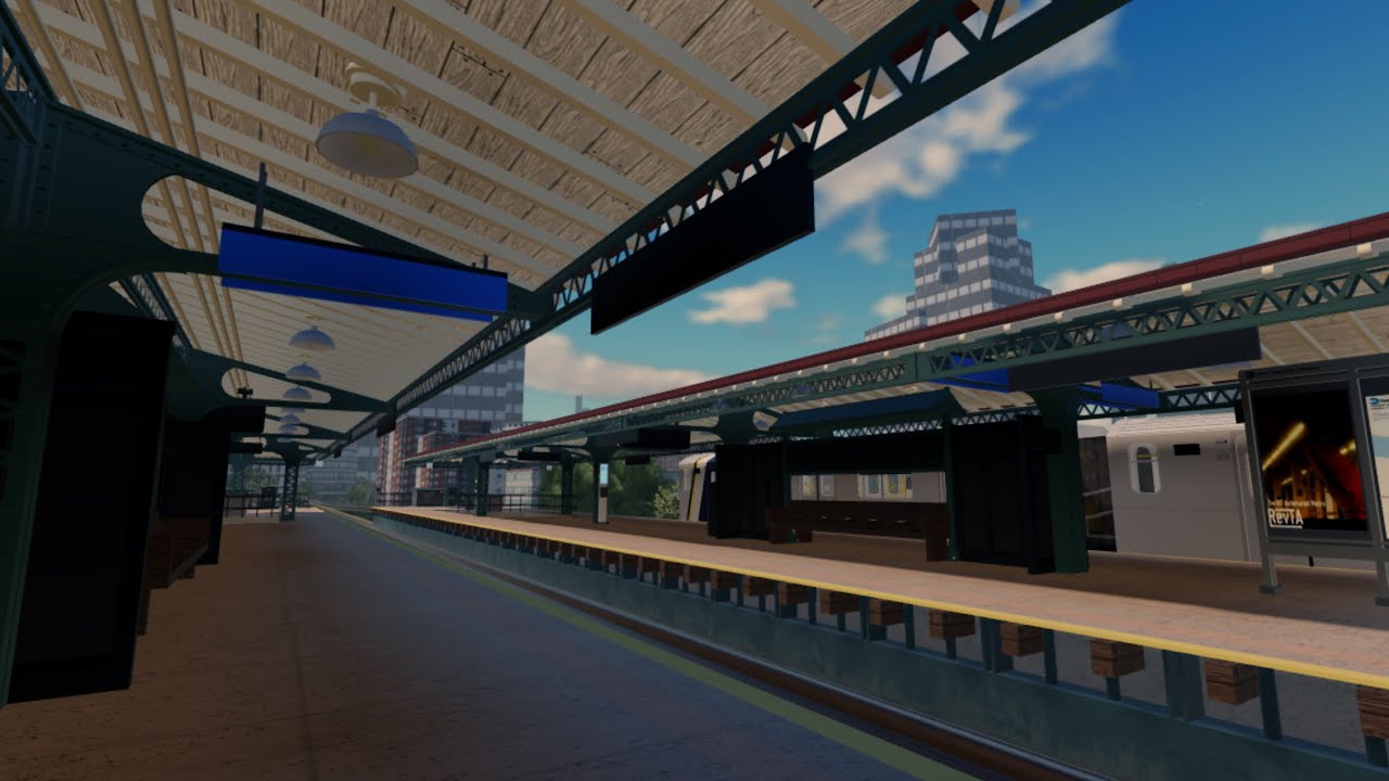 Rail-fanning At Beverly Road in NYC subway automated ￼