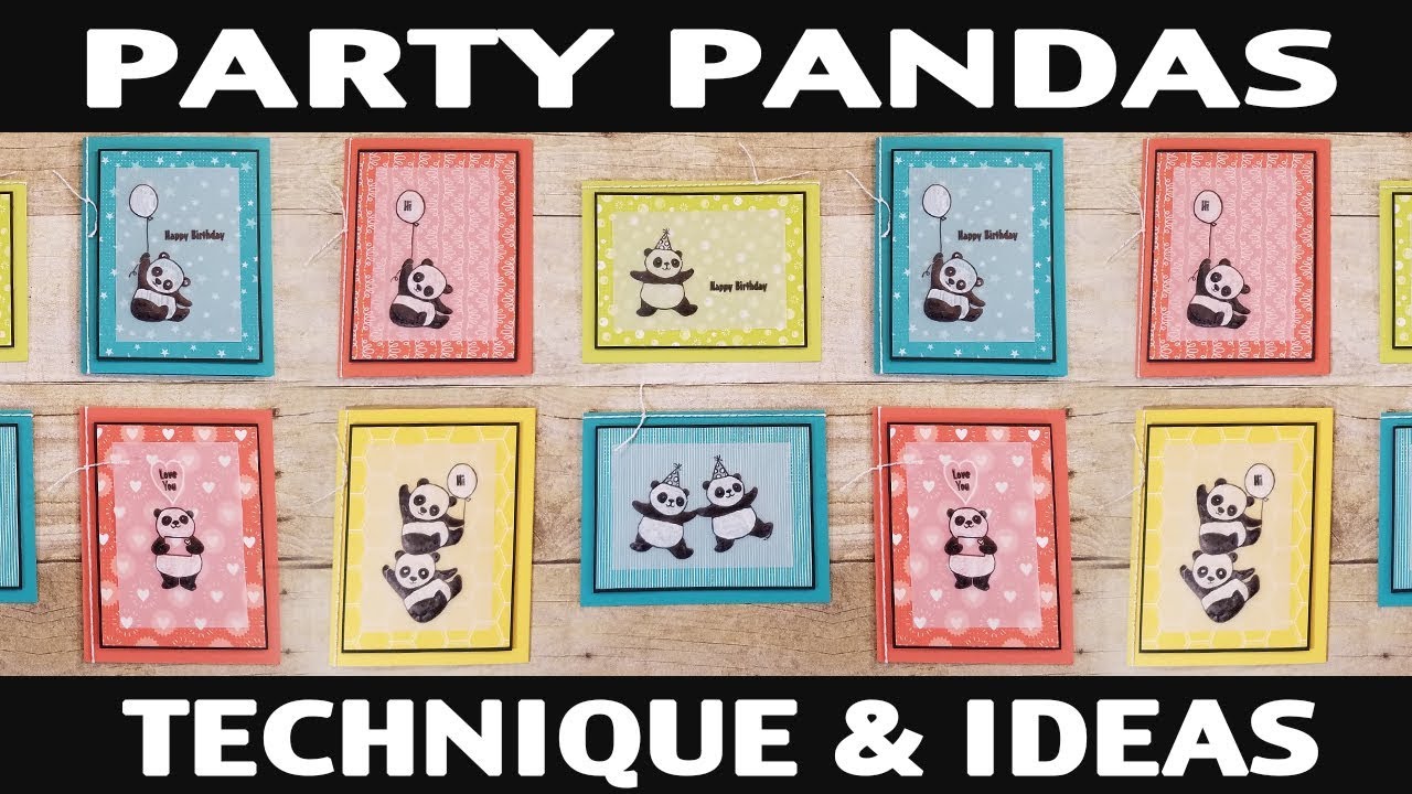 Stamping Jill - Party Pandas Technique & Ideas