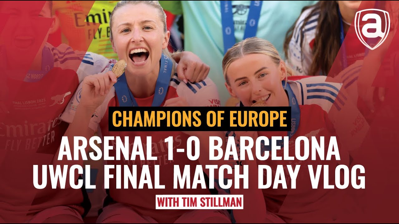 Arsenal 1-0 Barcelona | UEFA Champions League final match day vlog | Arseblog News