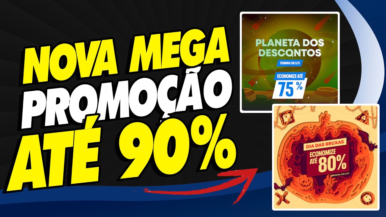 CORRE! NOVAS MEGAS PROMO&Ccedil;&Otilde;ES AGORA NO PS4 E PS5! S&Oacute; JOG&Atilde;O!