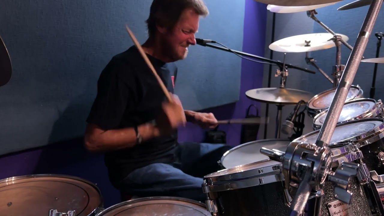Drum Lesson - Funky Double Bass Snare Fill - Randy Van Patten