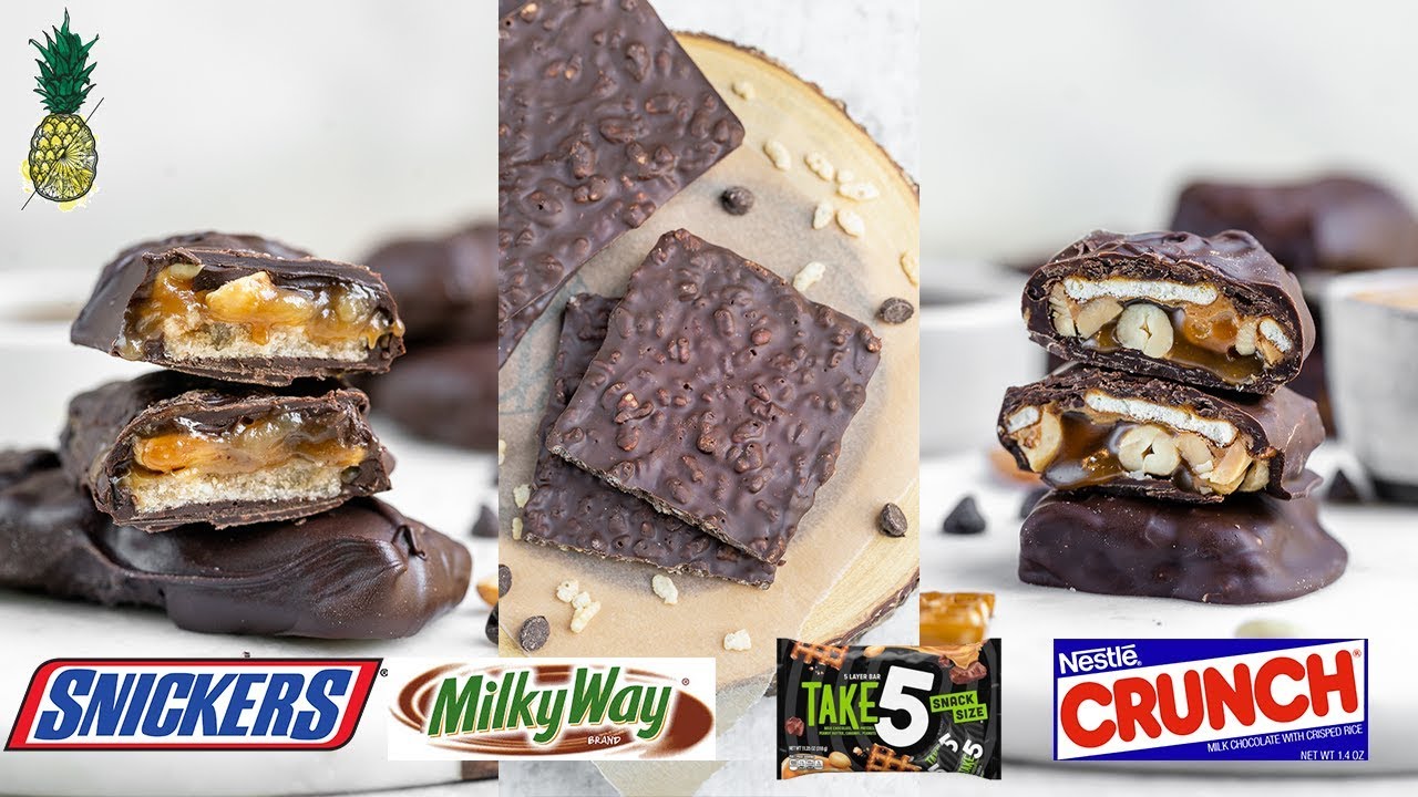 Homemade Vegan Candy Bars | Snickers, Take 5 and more!
