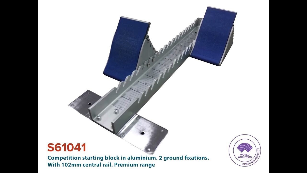 IAAF/World Athletics-Certified Premium Competition Starting Block S61041