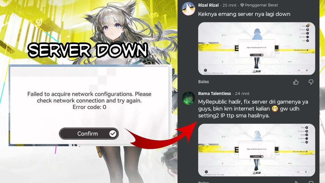 Di Hari Pertama Perilisan Arknight Endfield Server Malah Down!!!, banyak yang tidak bisa login